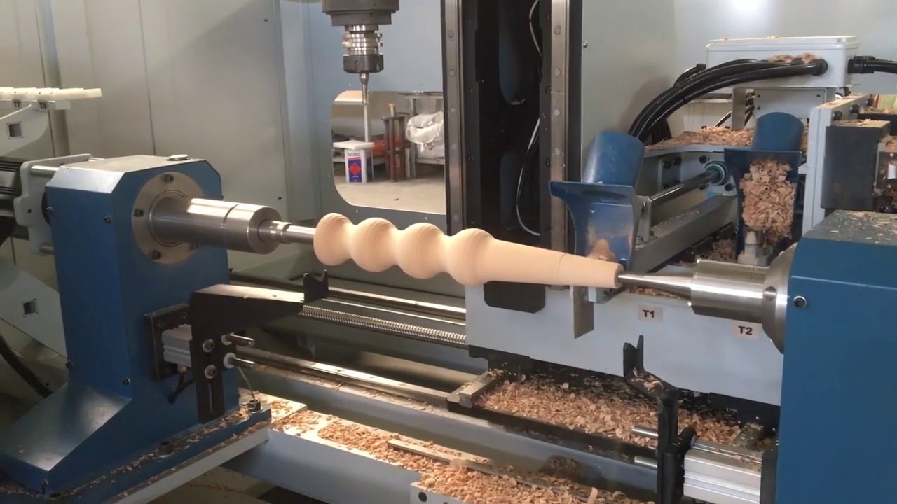 NESTO 5 EKSEN PRO CNC AHŞAP TORNA MAKİNASI