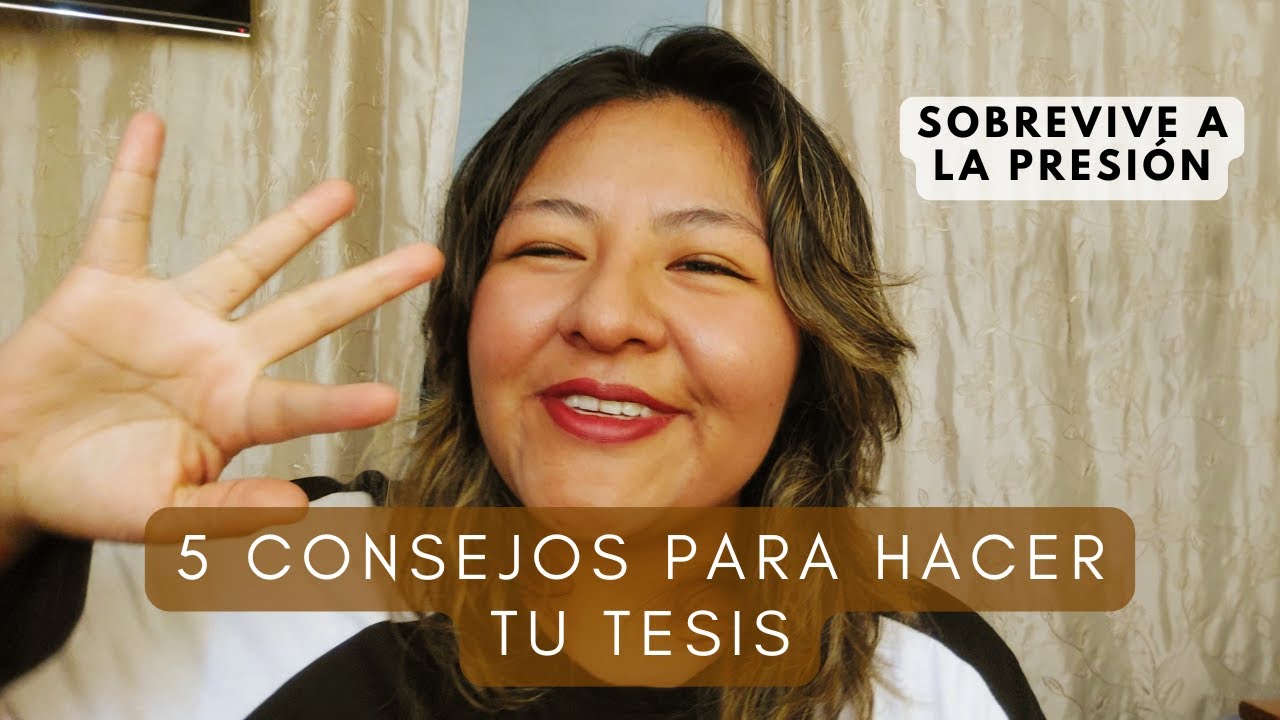 5 consejos clave para hacer tu tesis sin perder la calma 😌📖