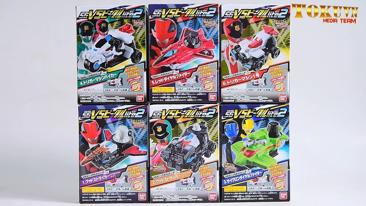 [TMT][697] Unbox, Giới thiệu SG VS Vehicle Lite 2! Lupinranger VS Patranger!