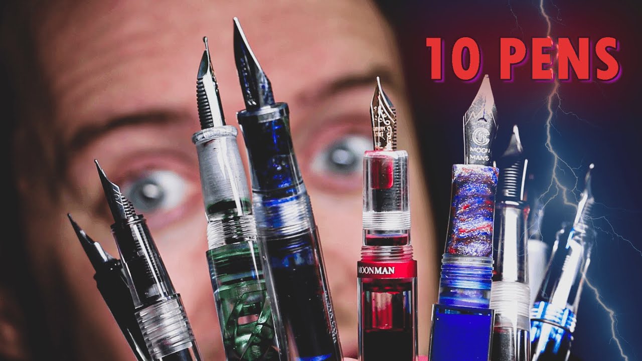 10 Pens, 10 Inks, 10 Drawings!