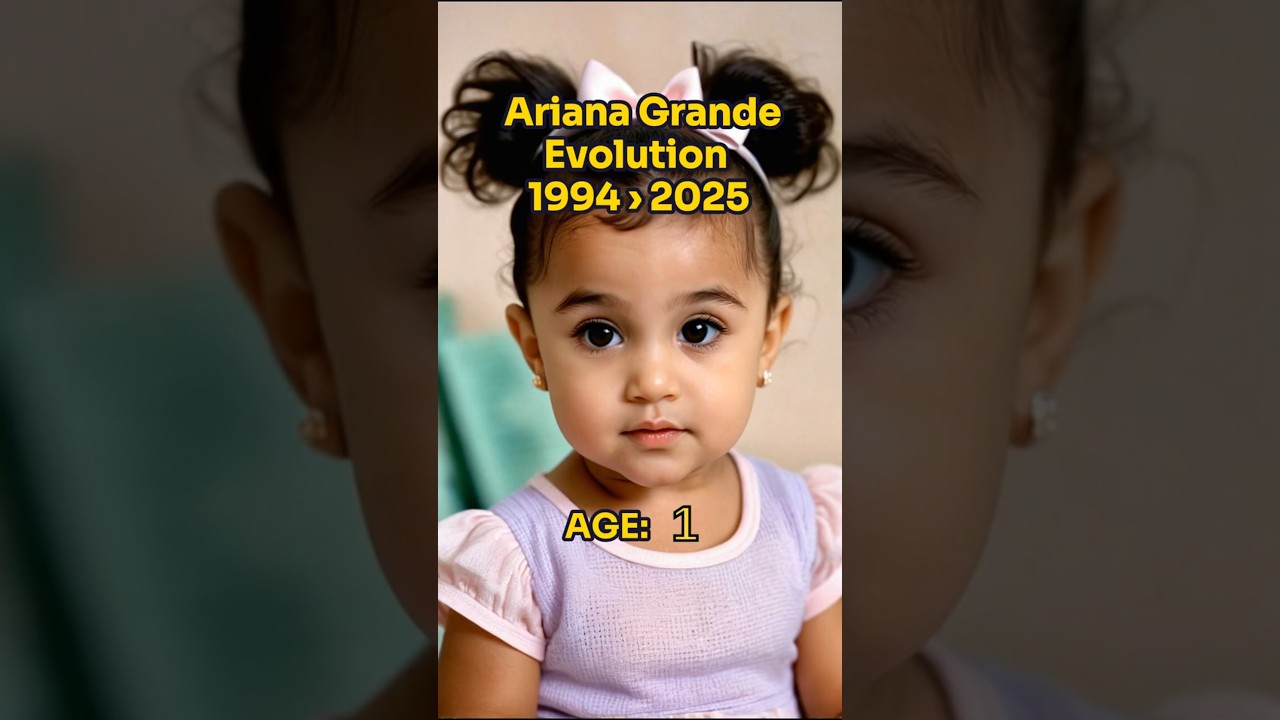 The Evolution of Ariana Grande: Age 1 to 31!