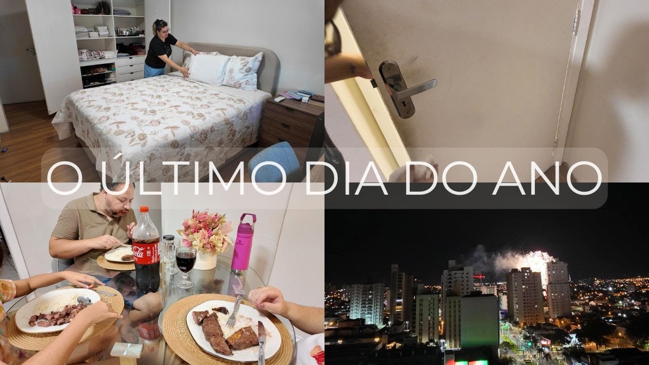✨ VLOG: Última faxina de 2025 | Nosso réveillon em casa 🙏🏻