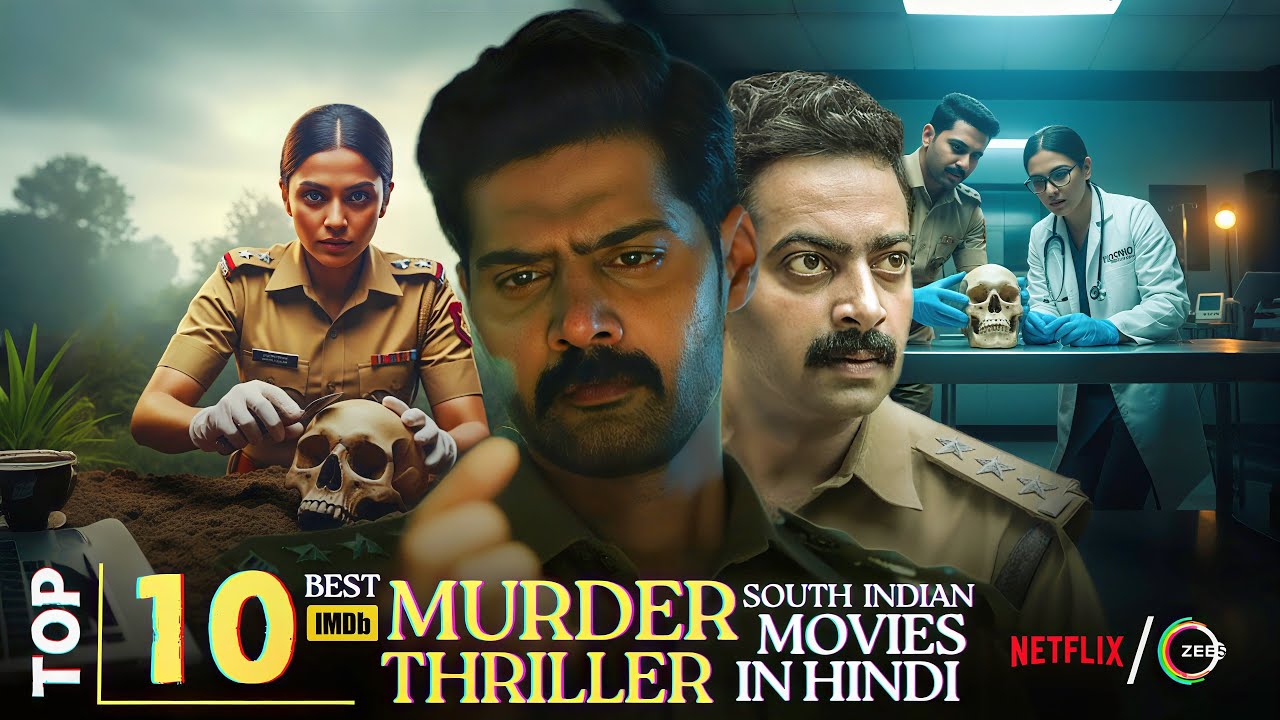 Top 10 Best South Suspense Thriller Movies in Hindi Dubbed | Murder Mystery & Crime Thriller |