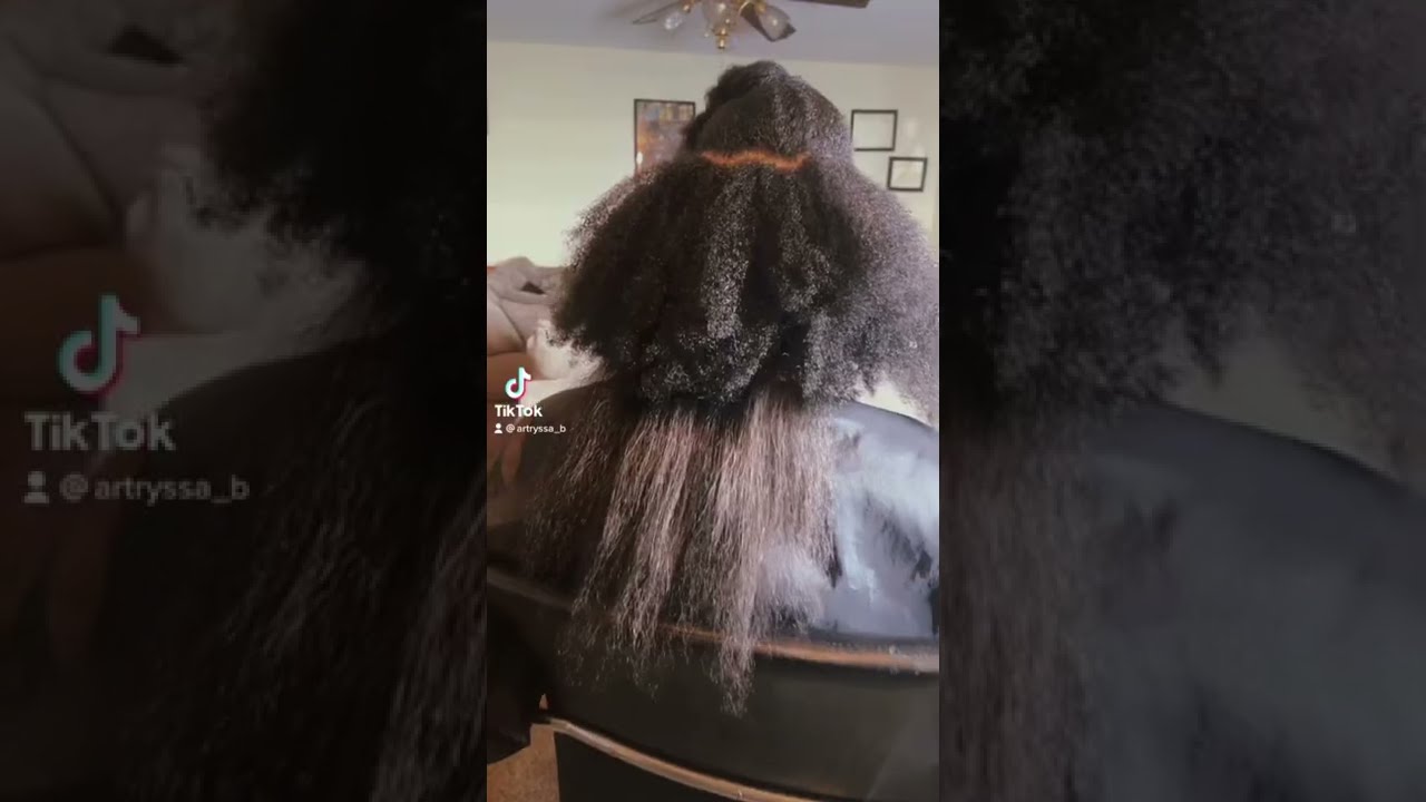 How To Straighten NATURAL HAIR | Quick & Easy | Artryssa Glam Tresses #shorts #2022 #trending