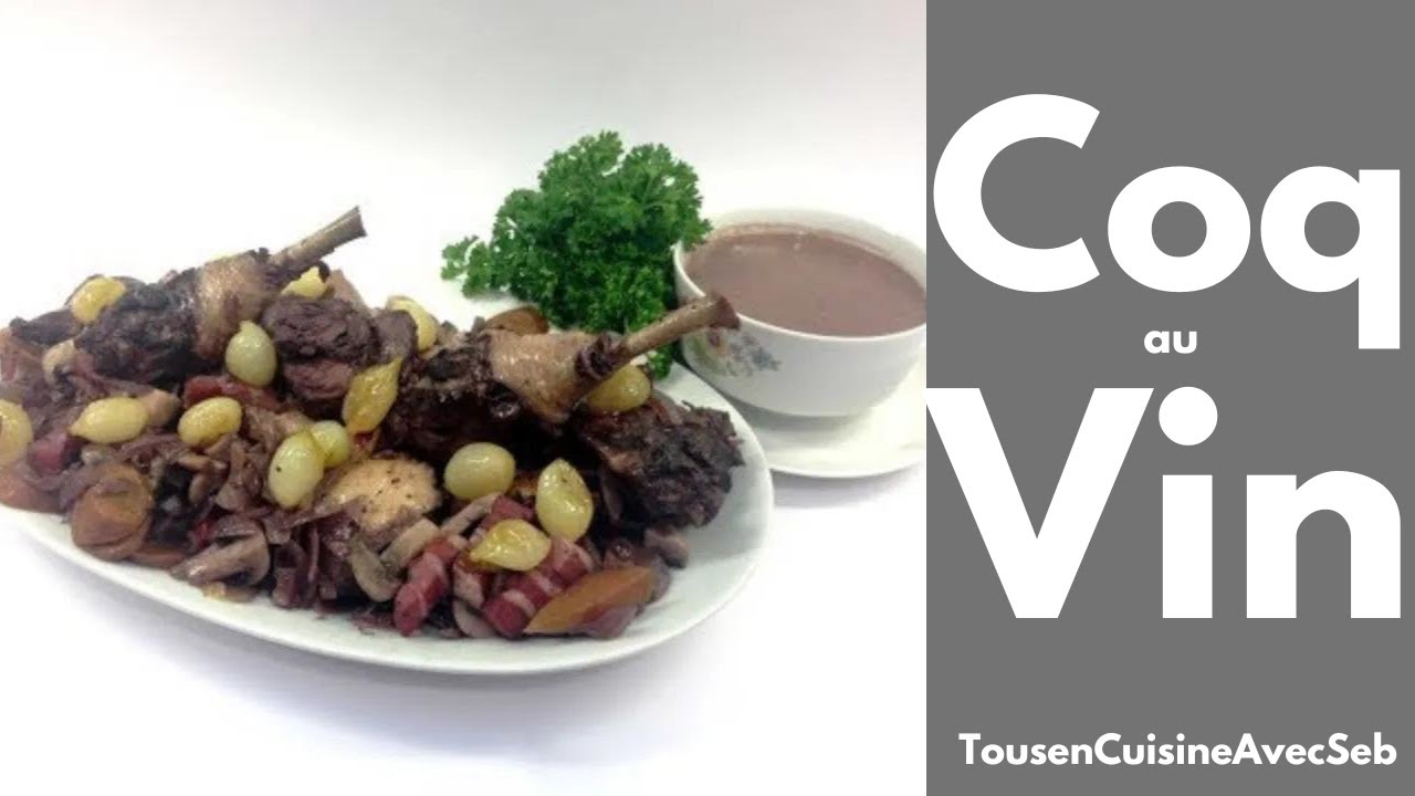 COQ au VIN (Tous en cuisine avec Seb)