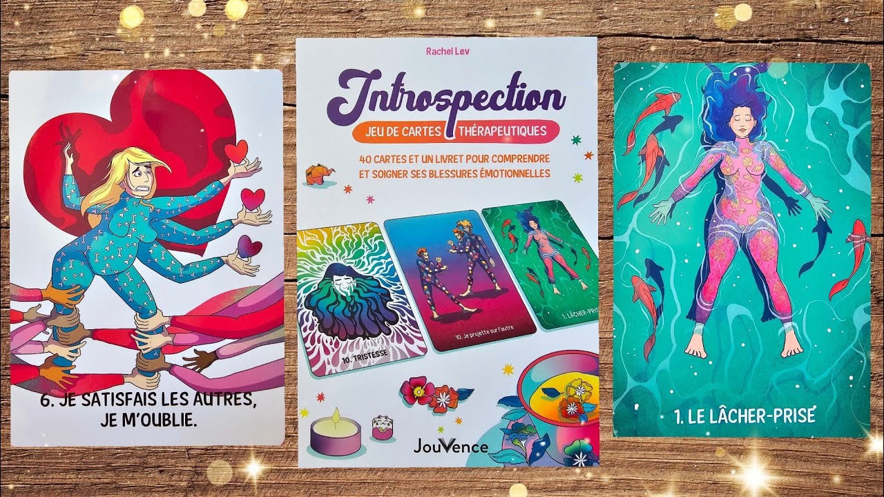 ⭐️Introspection, jeu de cartes thérapeutiques pour comprendre et soigner ses blessures émotionnelles