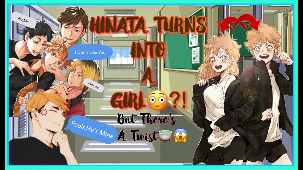 Hinata BECOMES A GIRL😱 And There’s A TWIST🤭?!| ATSUHINA | Haikyuu Texts