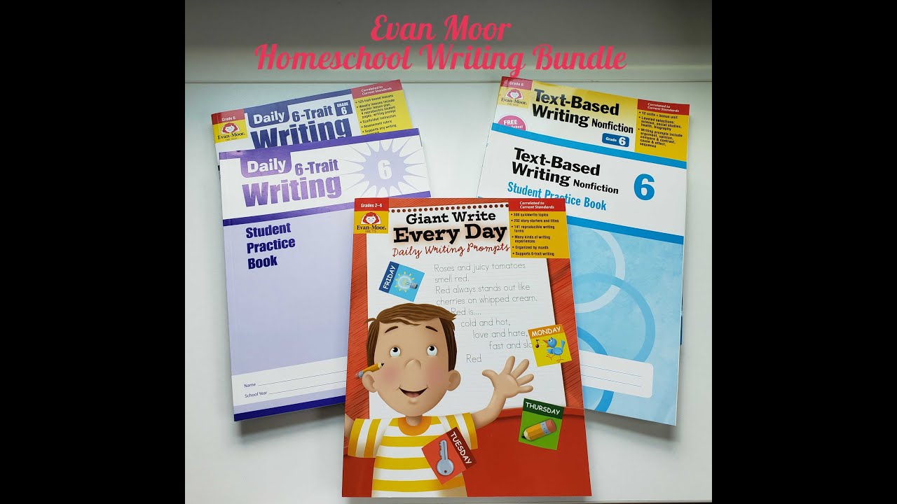 Evan Moor Homeschool Writing Bundle Review // 6th Grade