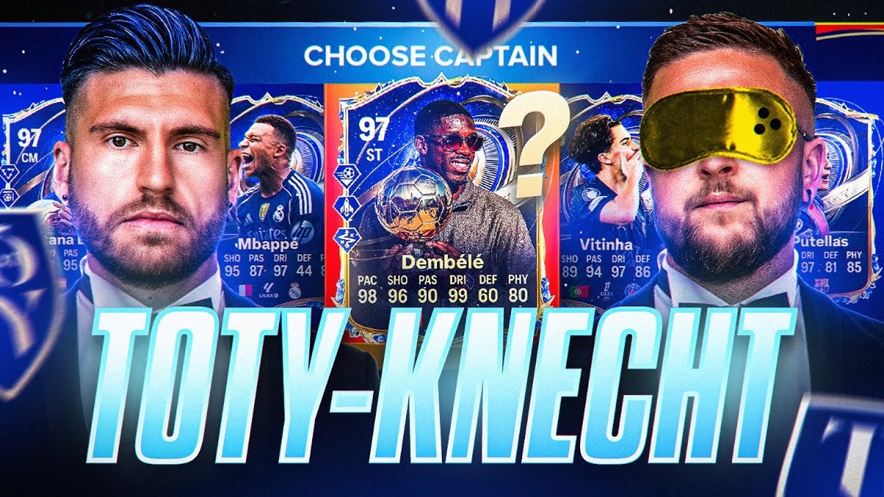 Wer ist KNECHT mit BLAUEN HAAREN zum TOTY 😱 TEAM OF THE YEAR Blind Draft Battle 🎉EA FC 26