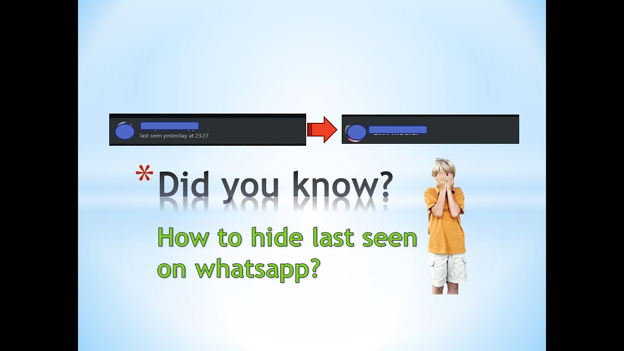 How to hide last seen on whatsapp  |  In English  |  Tech Gavesh SL