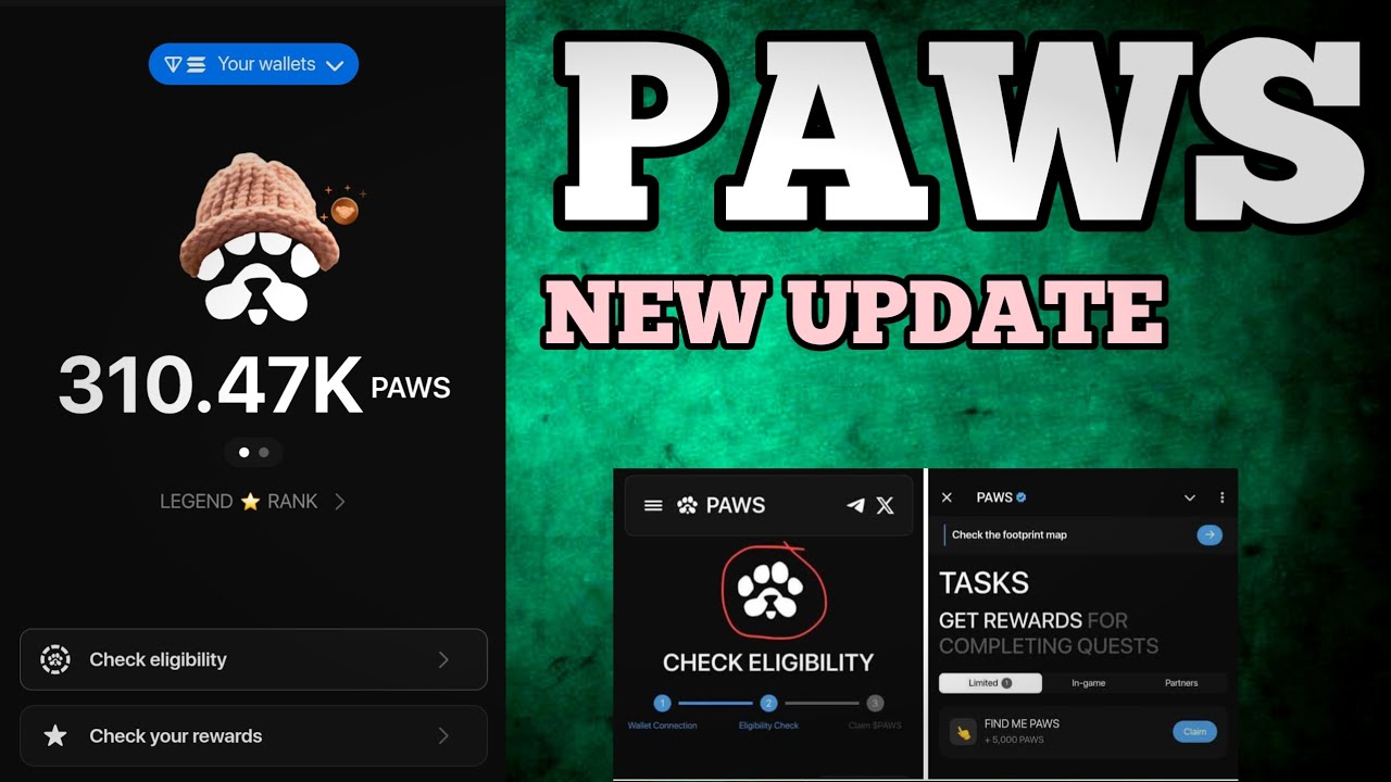 PAWS Token Claim Guide | Check Eligibility & Connect Wallet