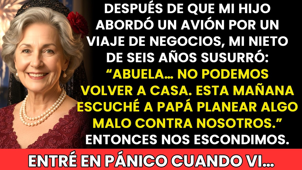 “¡Abuela, no vuelvas a casa!” gritó mi nieto. Quedé en shock al descubrir el plan de mi hijo.