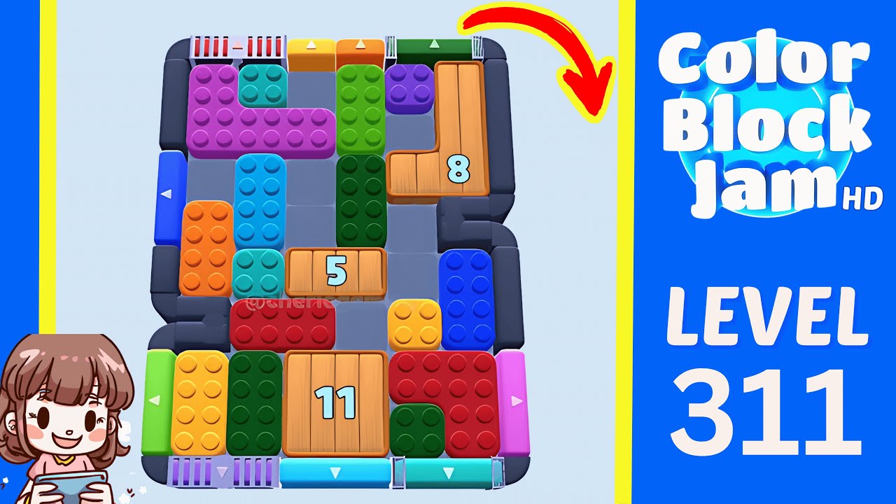 Color Block Jam Level 311 Solution Walkthrough