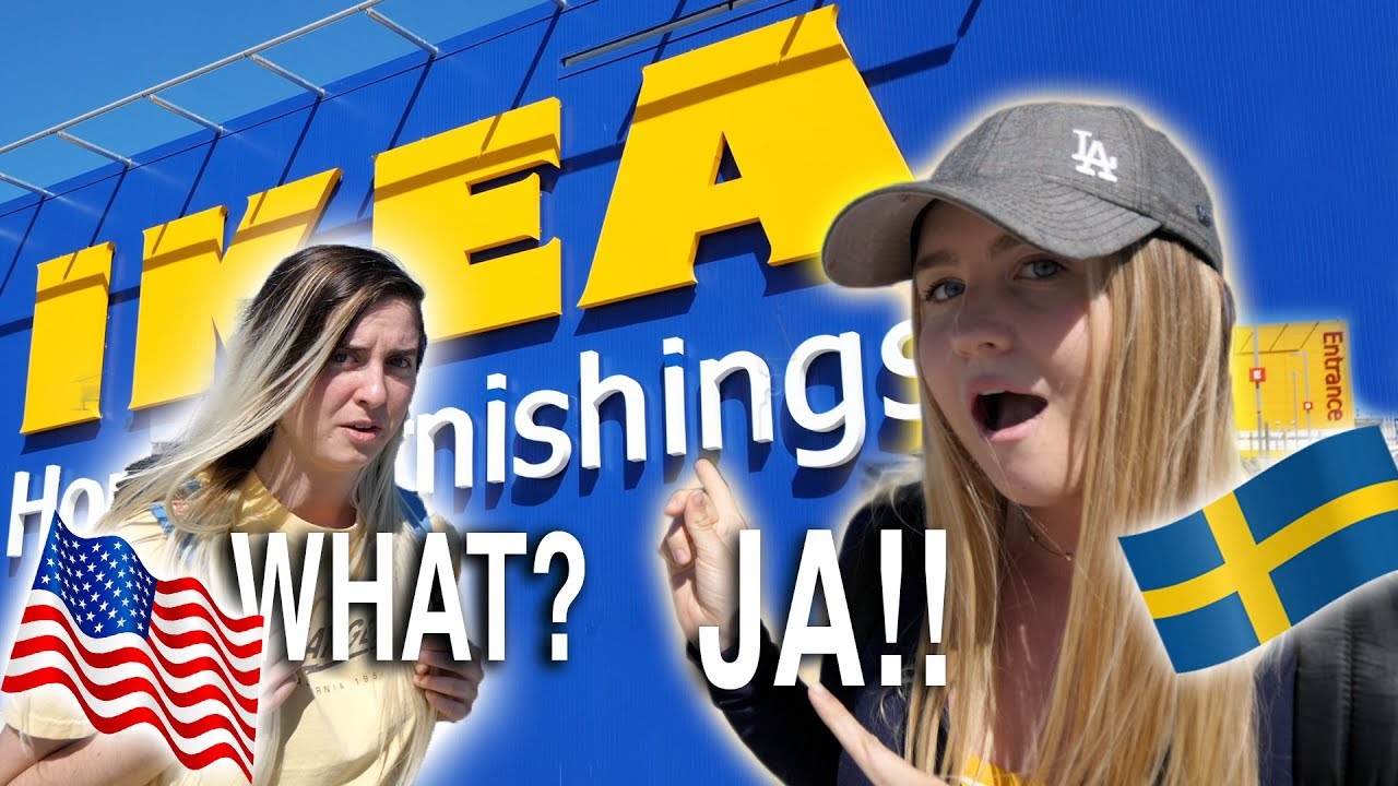 Speaking ONLY SWEDISH to AMERICAN FRIEND at IKEA!