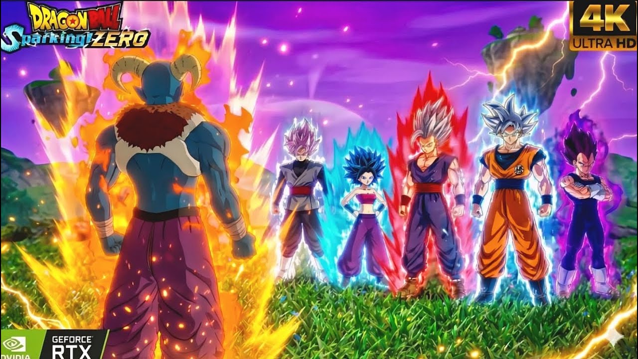 Moro VS All Saiyans, Epic & Intense Clash, Dragon Ball Sparking Zero, 4K 60FPS.