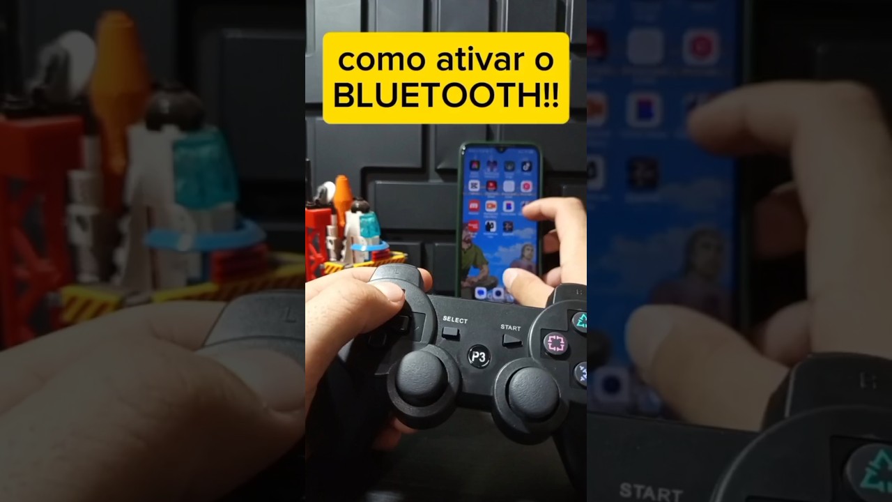 Como ativar o bluetooth do controle de Ps3 #dicas #shopee #shorts #playstation #tutorial