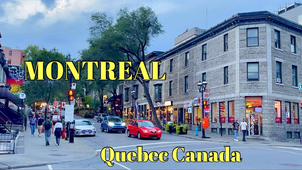 Walking Montreal Canada 2024 4K