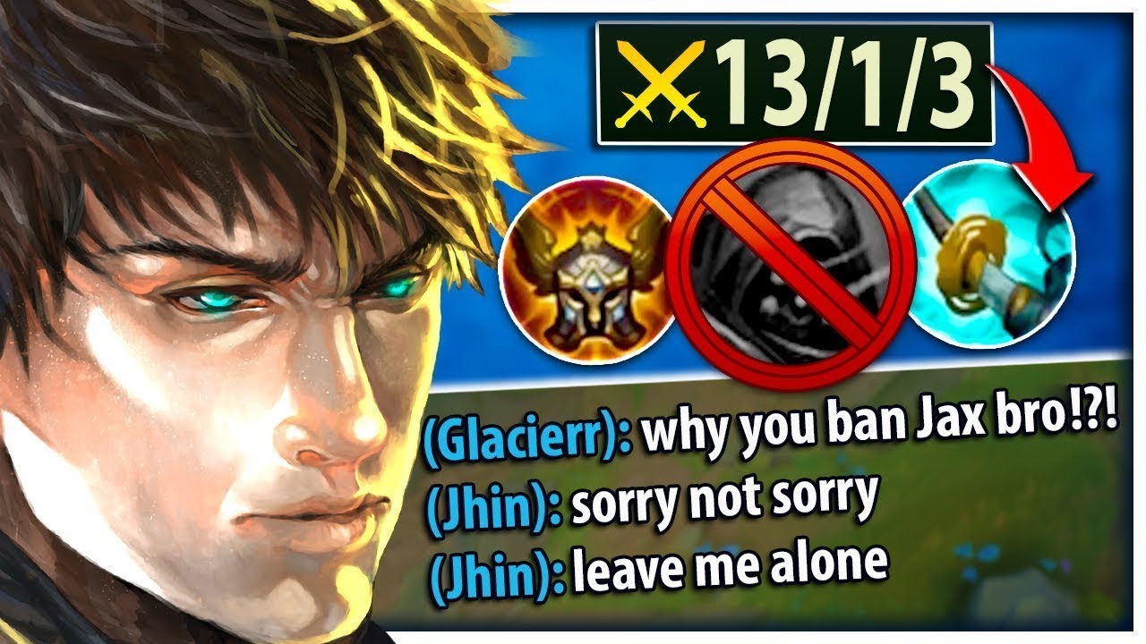 He BANNED my Jax so he would win...but I picked Garen & took his LP instead 😈