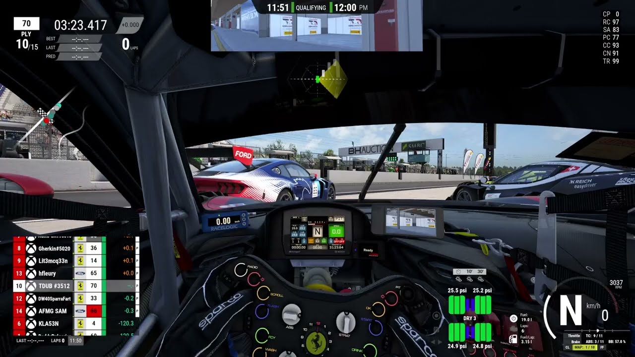 5TH PLACE R2 FERRARI VS FORD @SUZUKA the dub