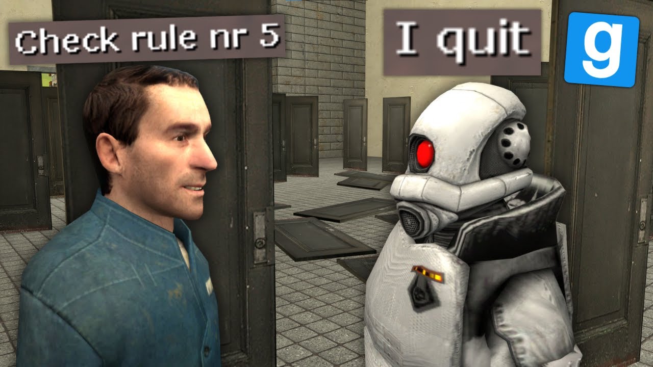 Троллинг администраторов Gmod путем злоупотребления глупыми правилами