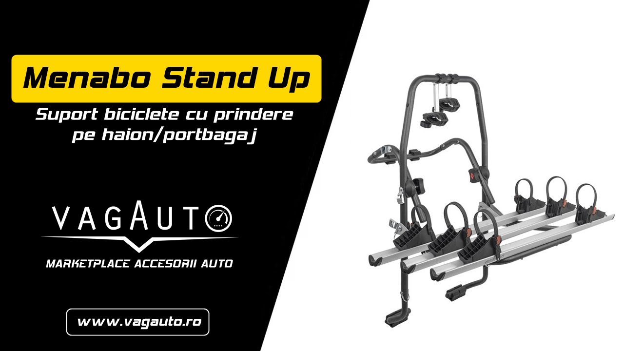 Suport biciclete Menabo Stand Up cu prindere pe haion/portbagaj | VagAuto.ro
