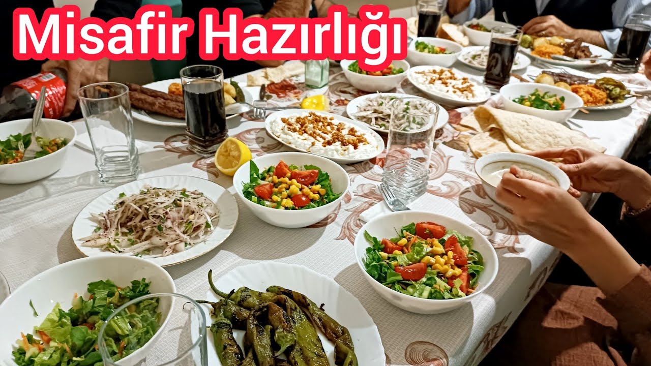 Aşçı Annemin Baştan Sona Misafir Hazırlığı | Evde Adana Kebap, Mantar Çorbası, Kereviz Salatası