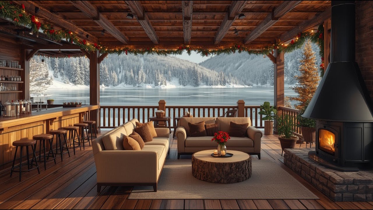 Morning ☕ Slow Snow & Smooth Jazz Music for Deep Work, Study & Focus