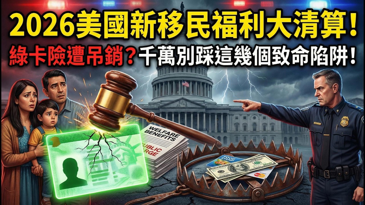 一張經濟擔保書毀掉全家？2026美國福利審計，華裔移民慘賠9萬美元真相！