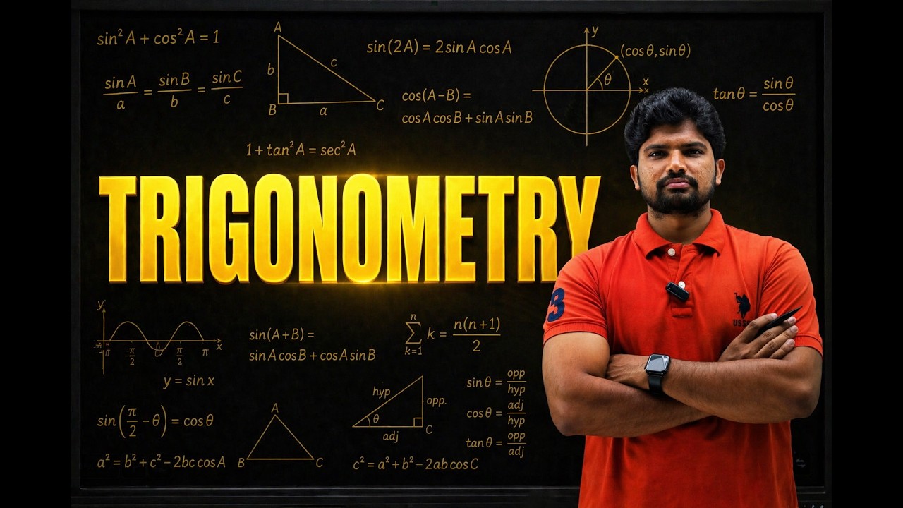 TRIGONOMETRIC RATIOS UPTO TRANSFORMATIONS LAQs -SAQs -VSAQs Maths1A-IPE 2026 I SURE SHOT QUESTIONS