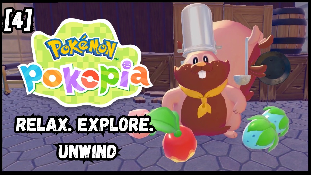 Cooking up Strength - Pokemon Pokopia Part 4 | Relaxing Gameplay for Study & Sleep