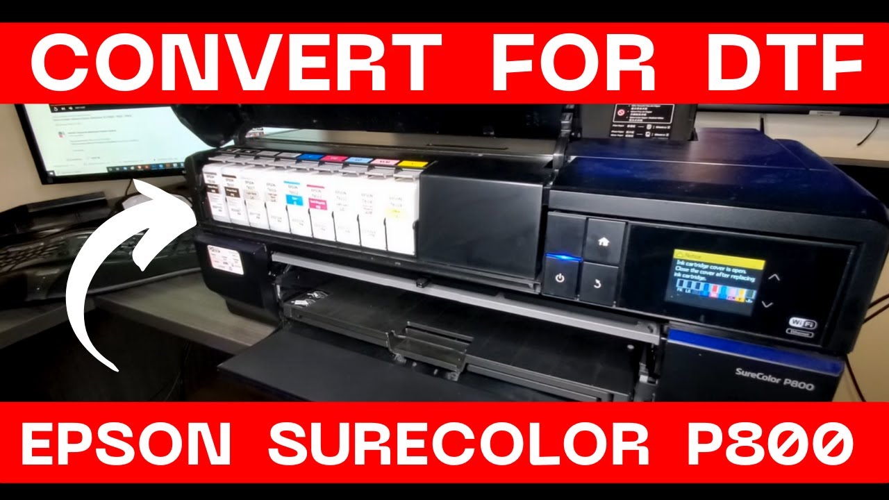 HOW TO CONVERT A EPSON SURECOLOR P800 FOR DTF (DIRECT TO FILM)