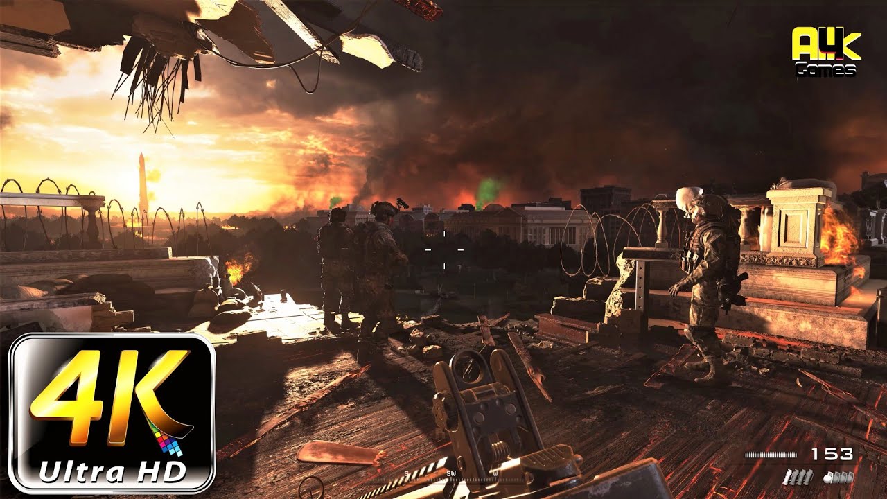 Call of Duty 4k  Modern Warfare 2 Remastered whisky hotel