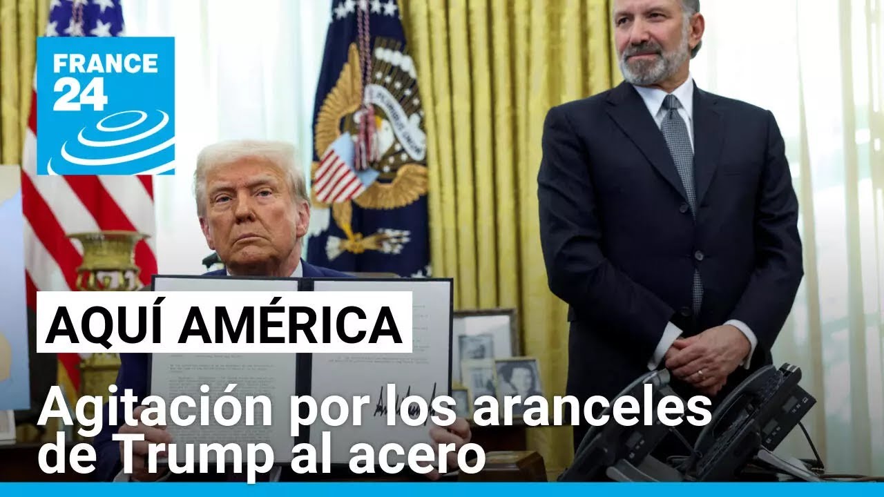 Trump ataca al sector del acero con nuevos aranceles que afectarán a Canadá, México y Brasil