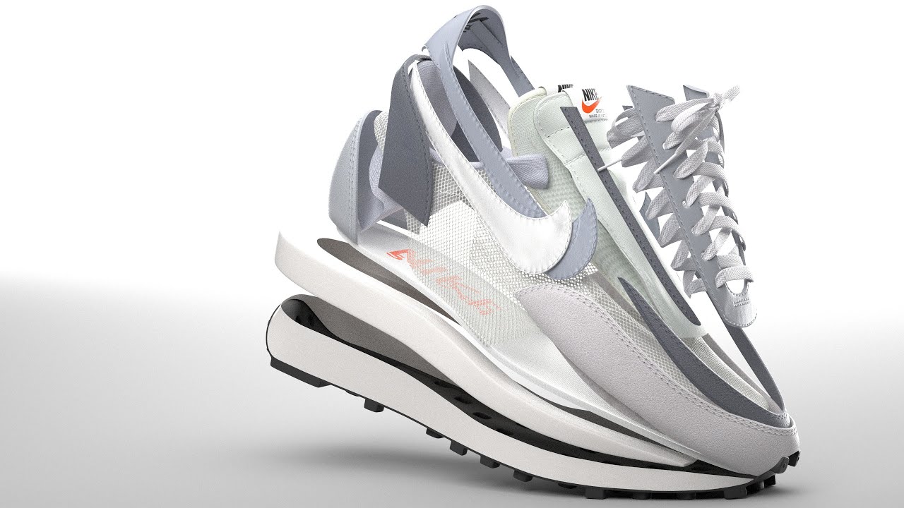 Nike Sacai LD Waffle Exploding Animation