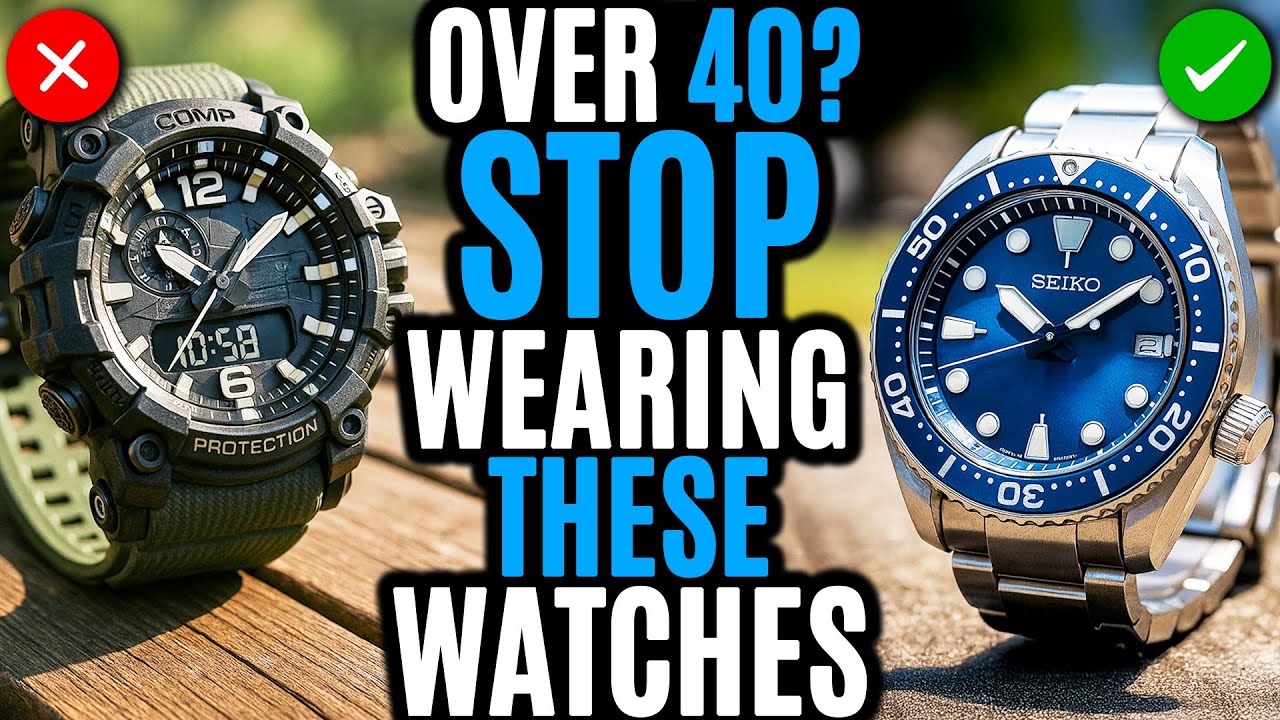 The Secret to Wearing Watches Like a Gentleman Over 40 (Top 5 Picks from $200 to Luxury)
