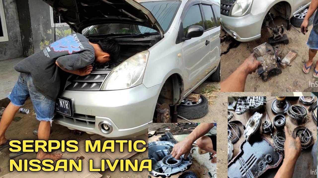 serpis transmisi matic Nissan livina. masalah slip gak bisa lari 😇😇