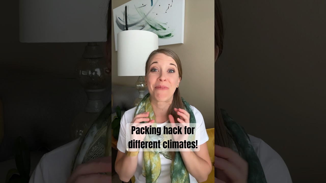 Packing hack for traveling to different weather and different climates! Subscribe for more hacks!