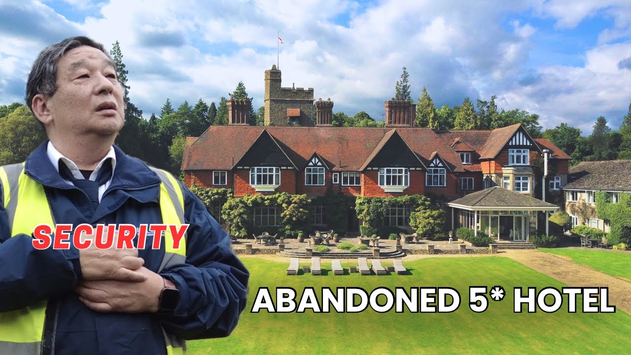 SECURITY Catch Us TWICE Whilst Sneaking Into an Abandoned 5 Star Hotel & Spa