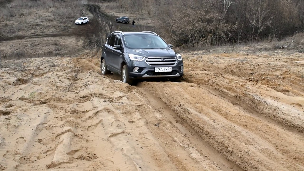 Ford kuga 2 4x4 AWD  off-road life покоряет рыхлую песчаную гору