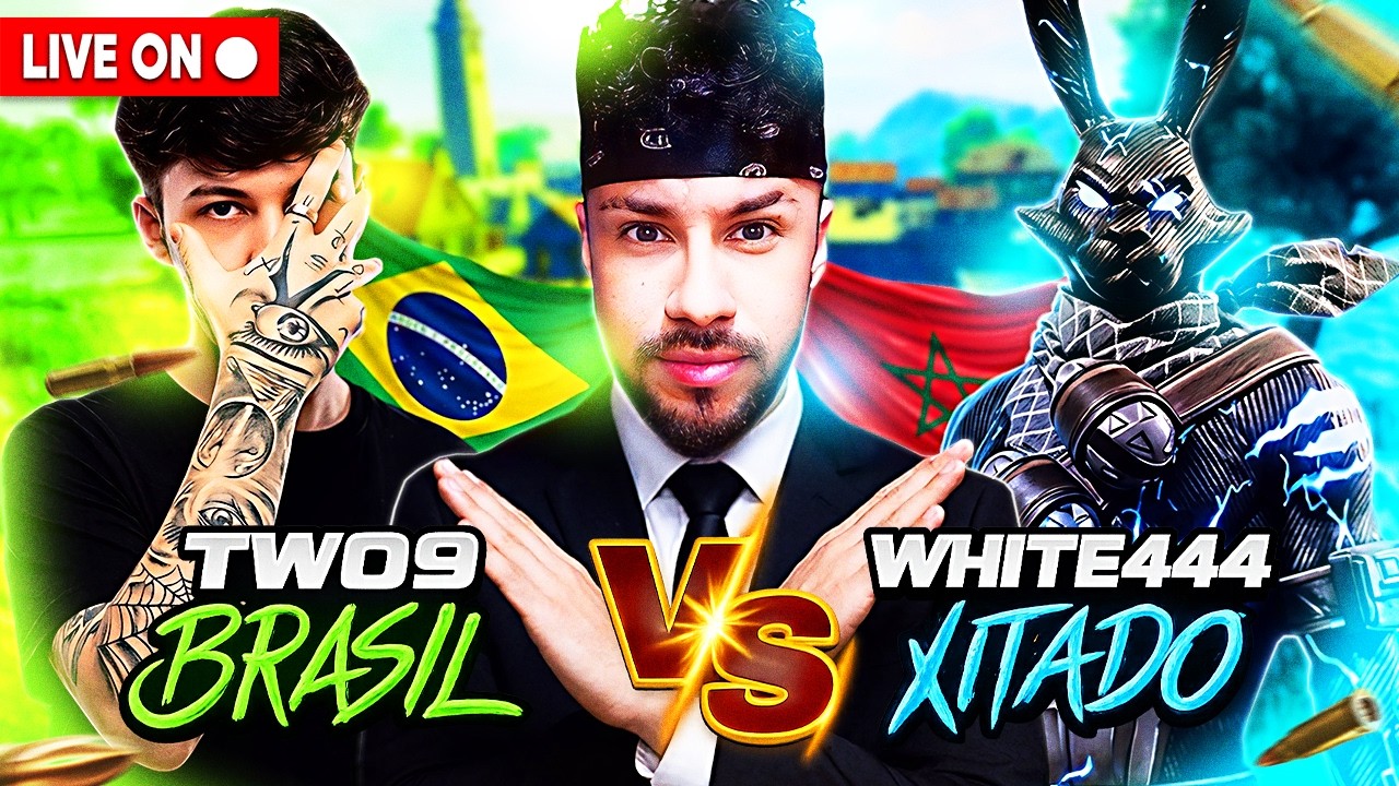 🔴WHITE VS TWOO99 💙 FREE FIRE AO VIVO 💙 VILMAR REVELA  💙 FT MEGA E APELAPATO