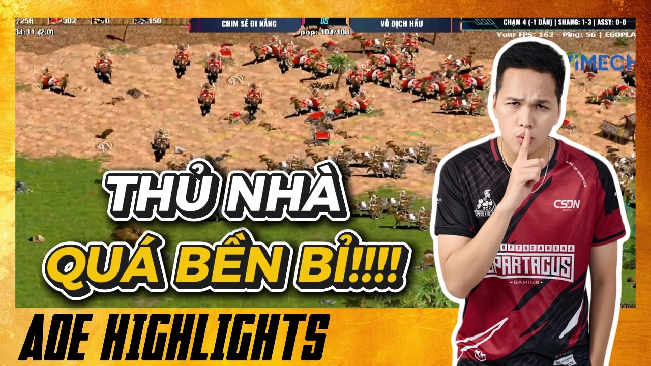 CHÌ TRẠC VÀ BẢN LĨNH!!!! Chim Sẻ Đi Nắng BẬT TIME KHÔNG TƯỞNG | AoE Highlights #aoe