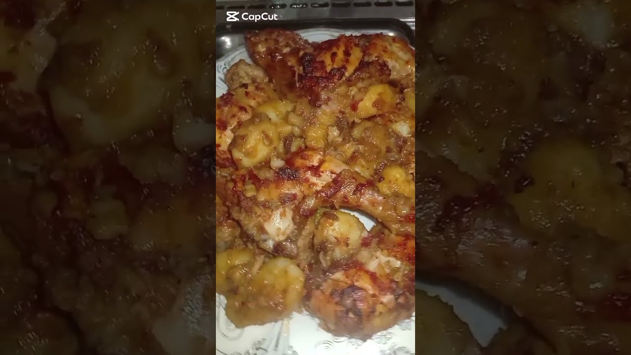 أسرع صينيه بطاطس 🥔 بالفراخ 🐔 سهله وبسيطه 💯 وبدون عصير طماطم 🍅 النتيجة مبهرة 👍