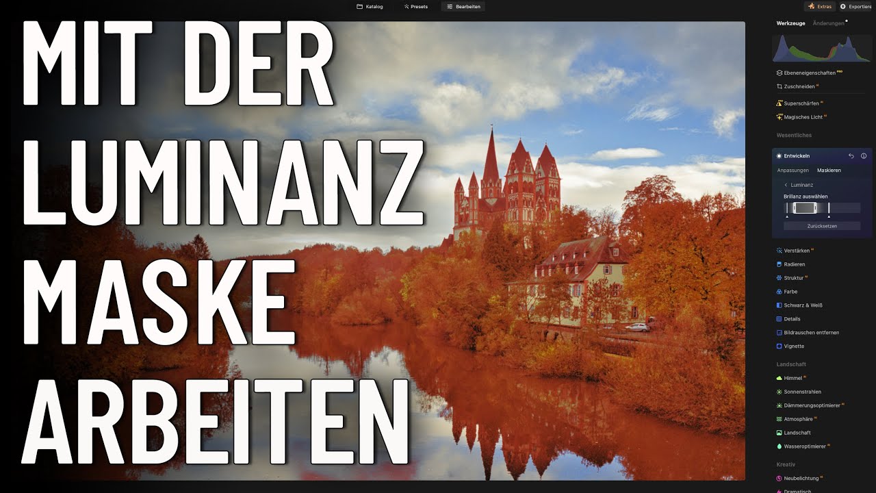 Luminar NEO ✳ Mit der Luminanzmaske arbeiten