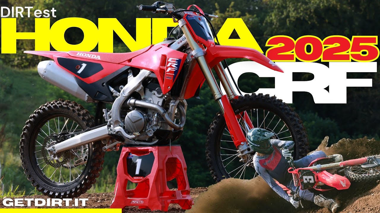 Honda CRF 2025 | Prova Honda CRF250R e CRF450R: ecco come vanno!
