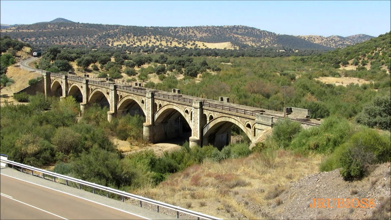 Regional y carboneros por los puentes del río Guadalmez y río Alcudia