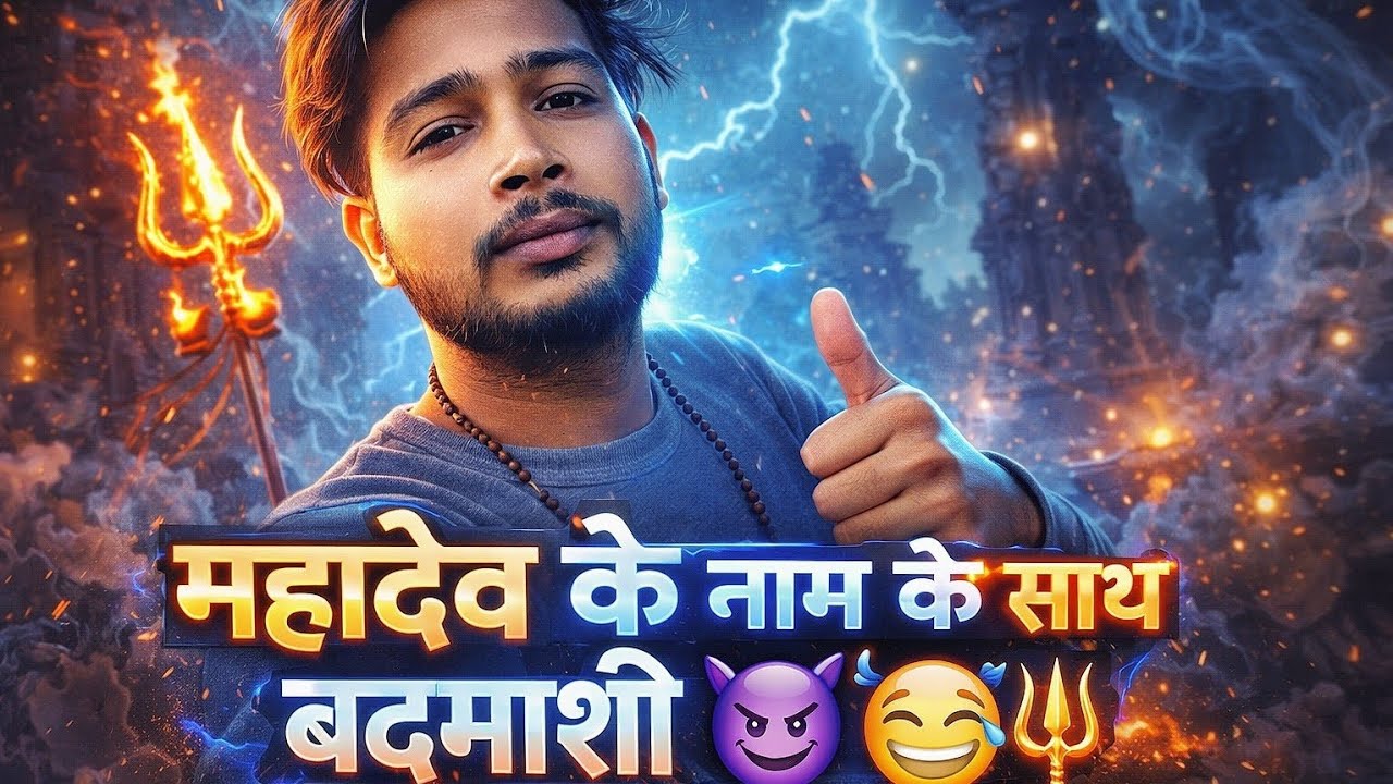 Mannu Ki Baate To Suno Mahadev Ke Naam Ke Sath Badmashi 🧏