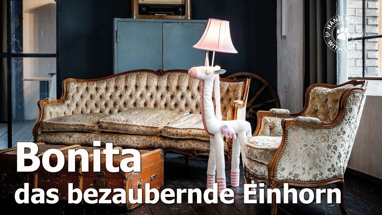 Bonita - das bezaubernde Einhorn / Happy Lamps / LED Designleuchte #unicorn