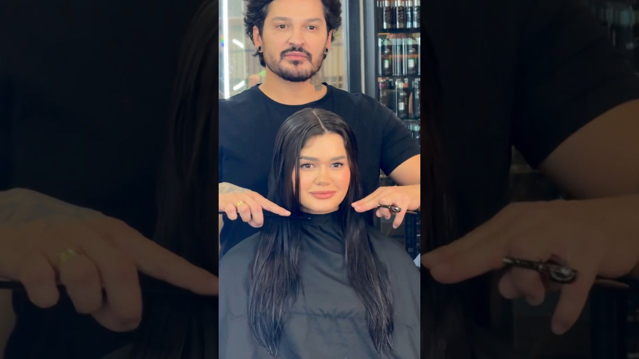 CORTEI MEU CABELO ✂️