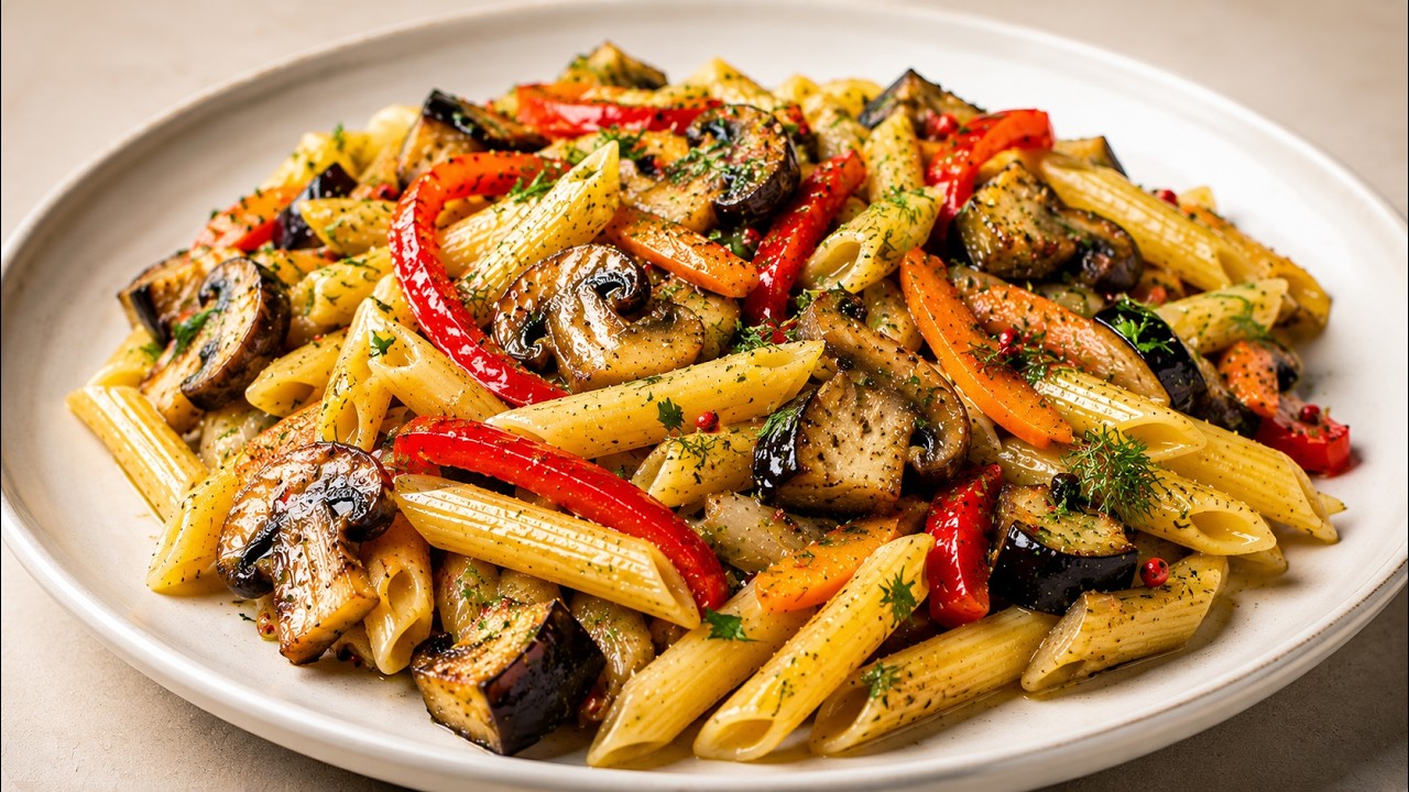Pilze mit Knoblauch und Auberginen – leckerer als Fleisch! Das beste Rezept für gebratene Pilze.