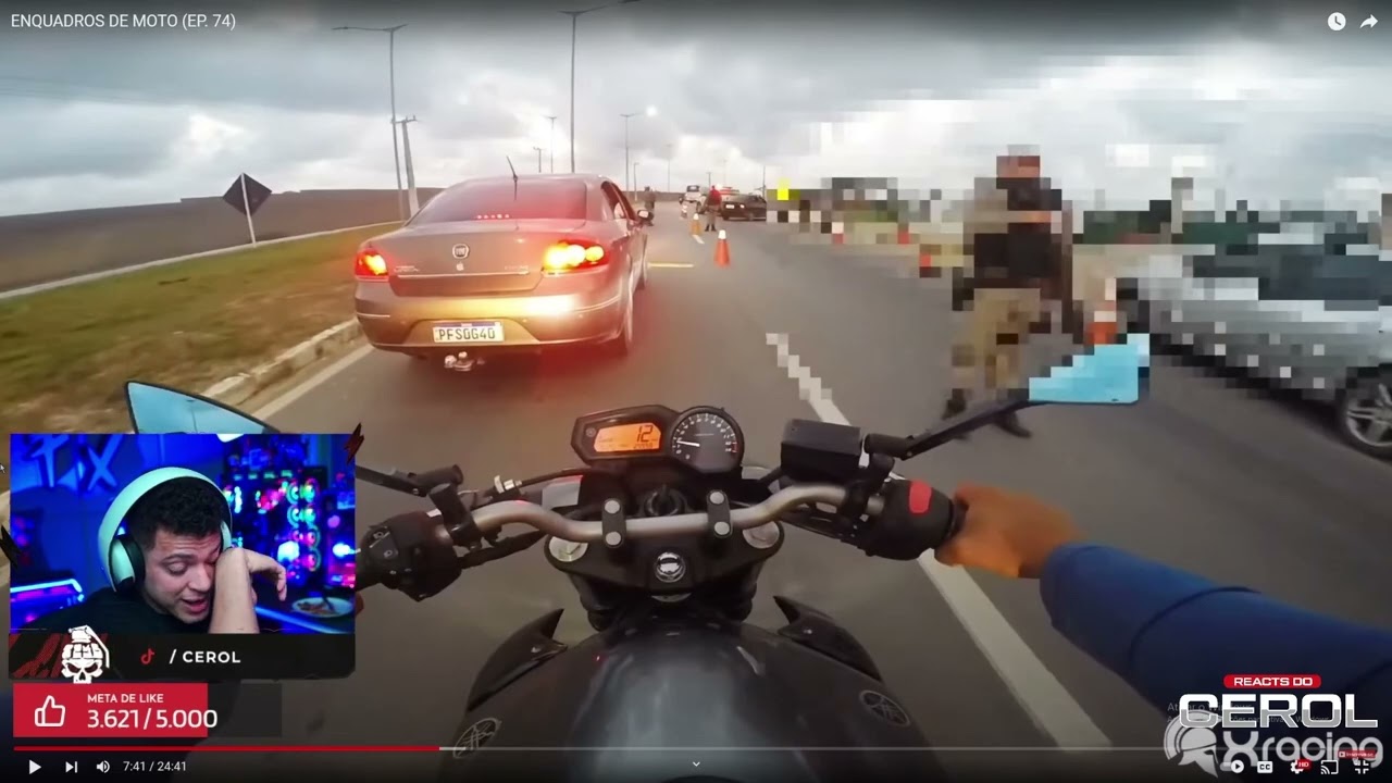 CEROL REAGINDO - ENQUADROS DE MOTO (EP. 74)